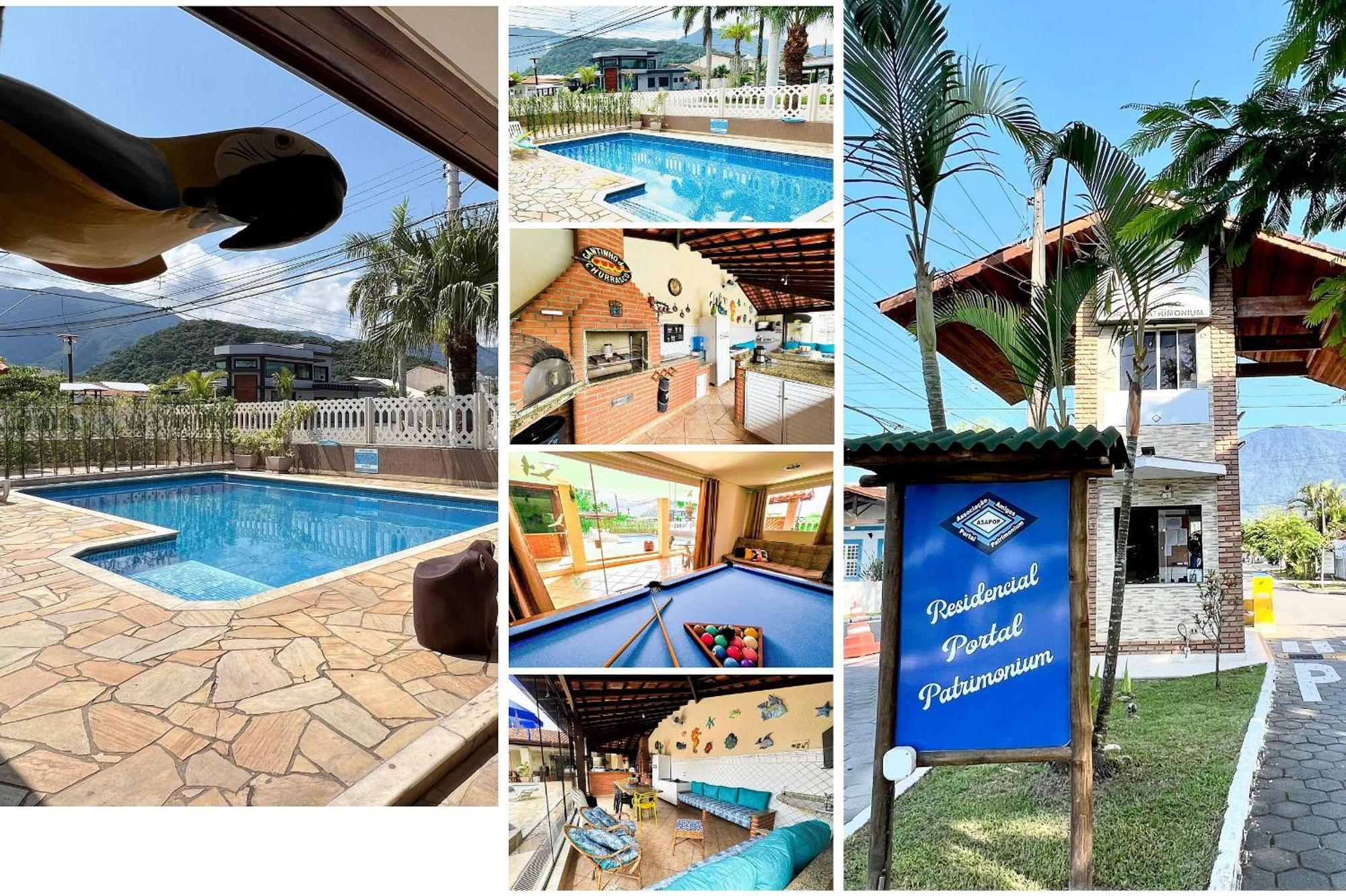 Praia/Piscina Com Hidro /Pebolim/Sinuca E Wi-Fi Caraguatatuba Kültér fotó
