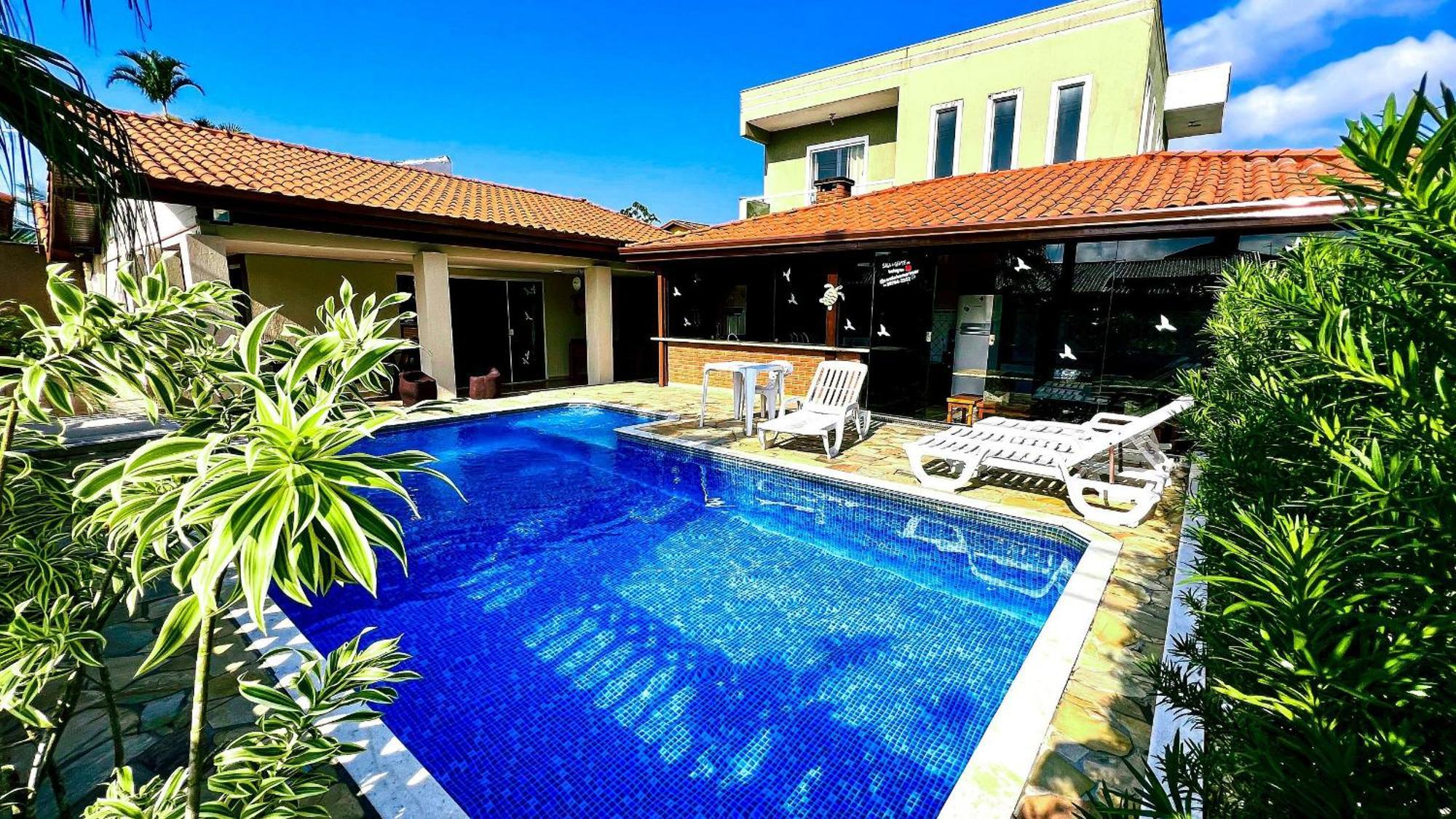 Praia/Piscina Com Hidro /Pebolim/Sinuca E Wi-Fi Caraguatatuba Kültér fotó