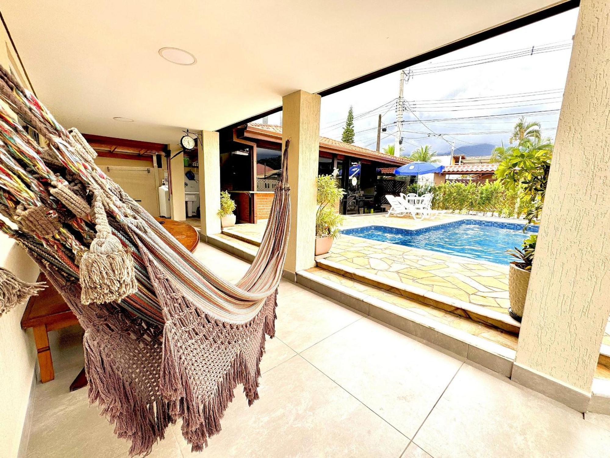 Praia/Piscina Com Hidro /Pebolim/Sinuca E Wi-Fi Caraguatatuba Kültér fotó