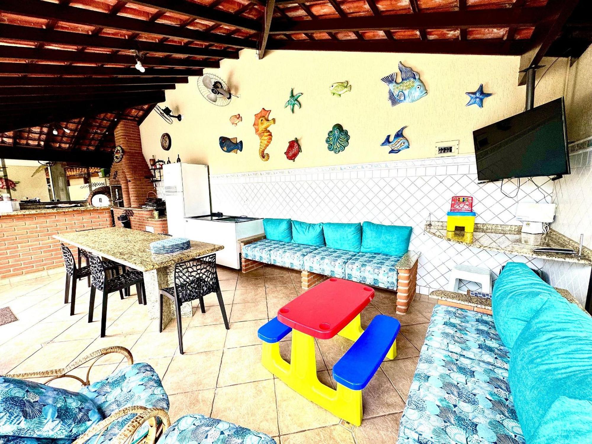 Praia/Piscina Com Hidro /Pebolim/Sinuca E Wi-Fi Caraguatatuba Kültér fotó