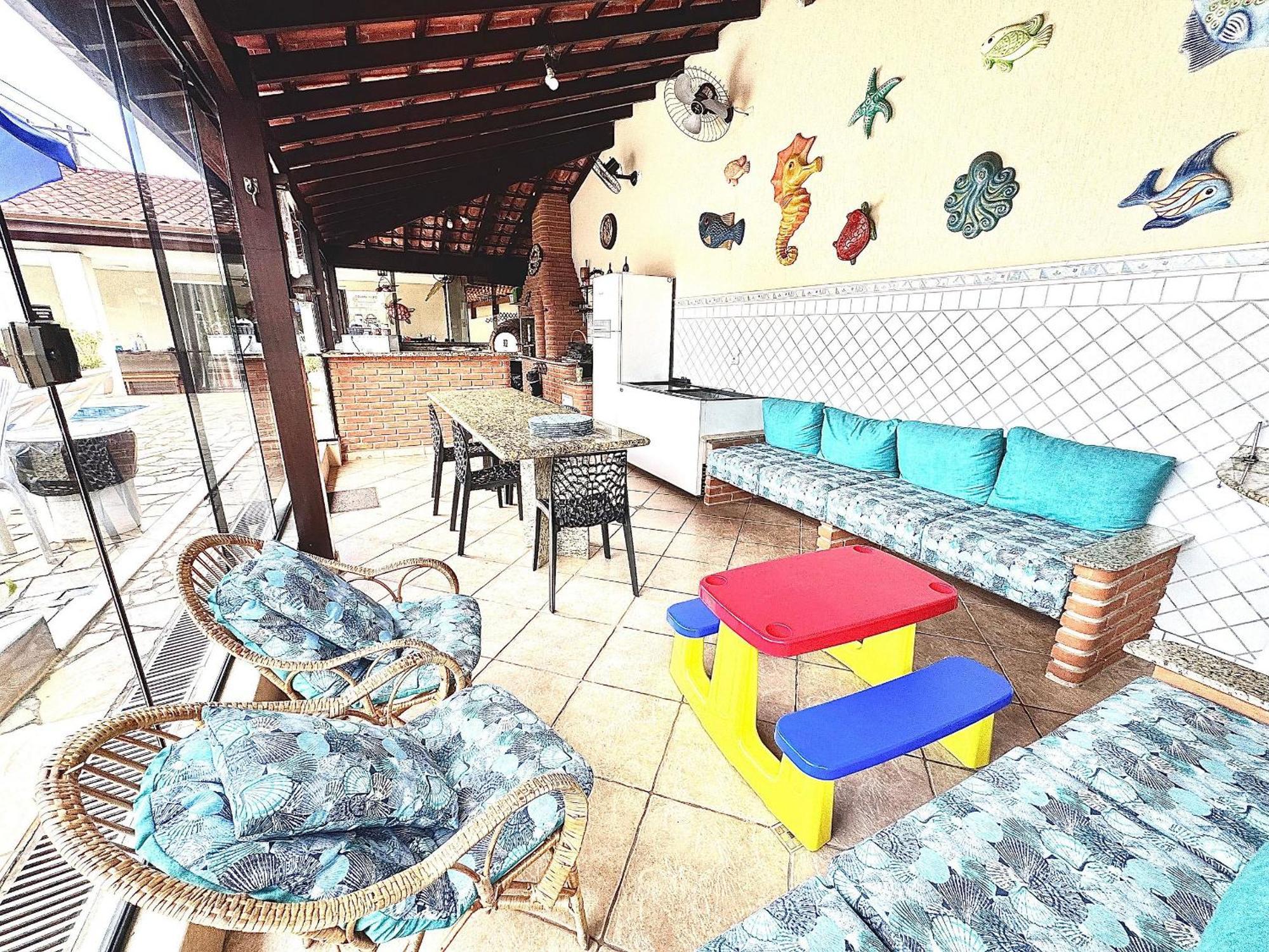 Praia/Piscina Com Hidro /Pebolim/Sinuca E Wi-Fi Caraguatatuba Kültér fotó